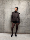 Campera marrón puffer