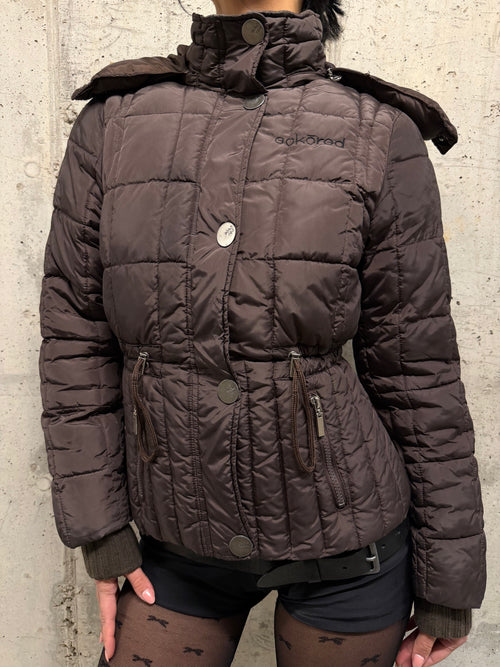 Campera marrón puffer