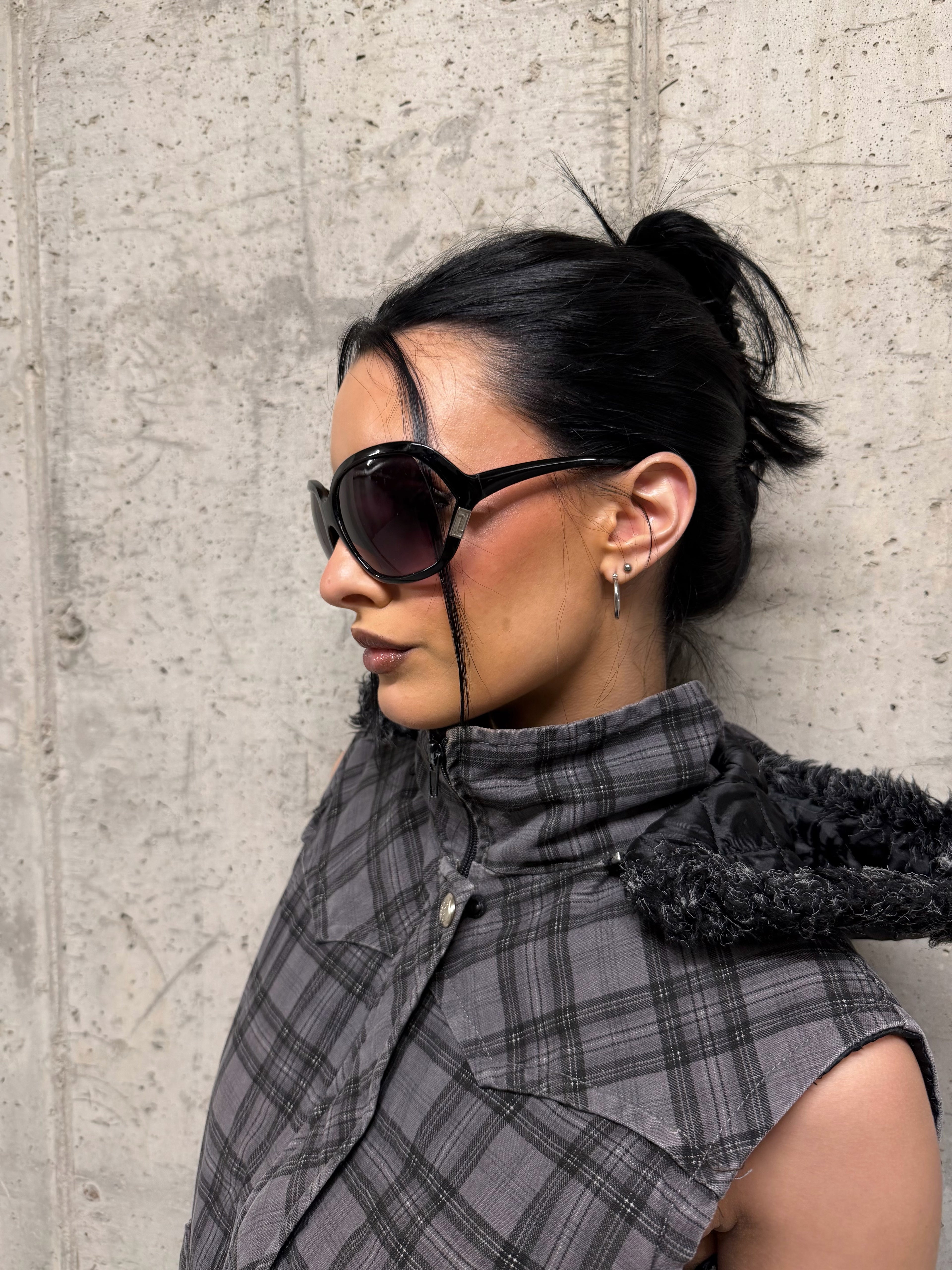 Lentes negros y2k