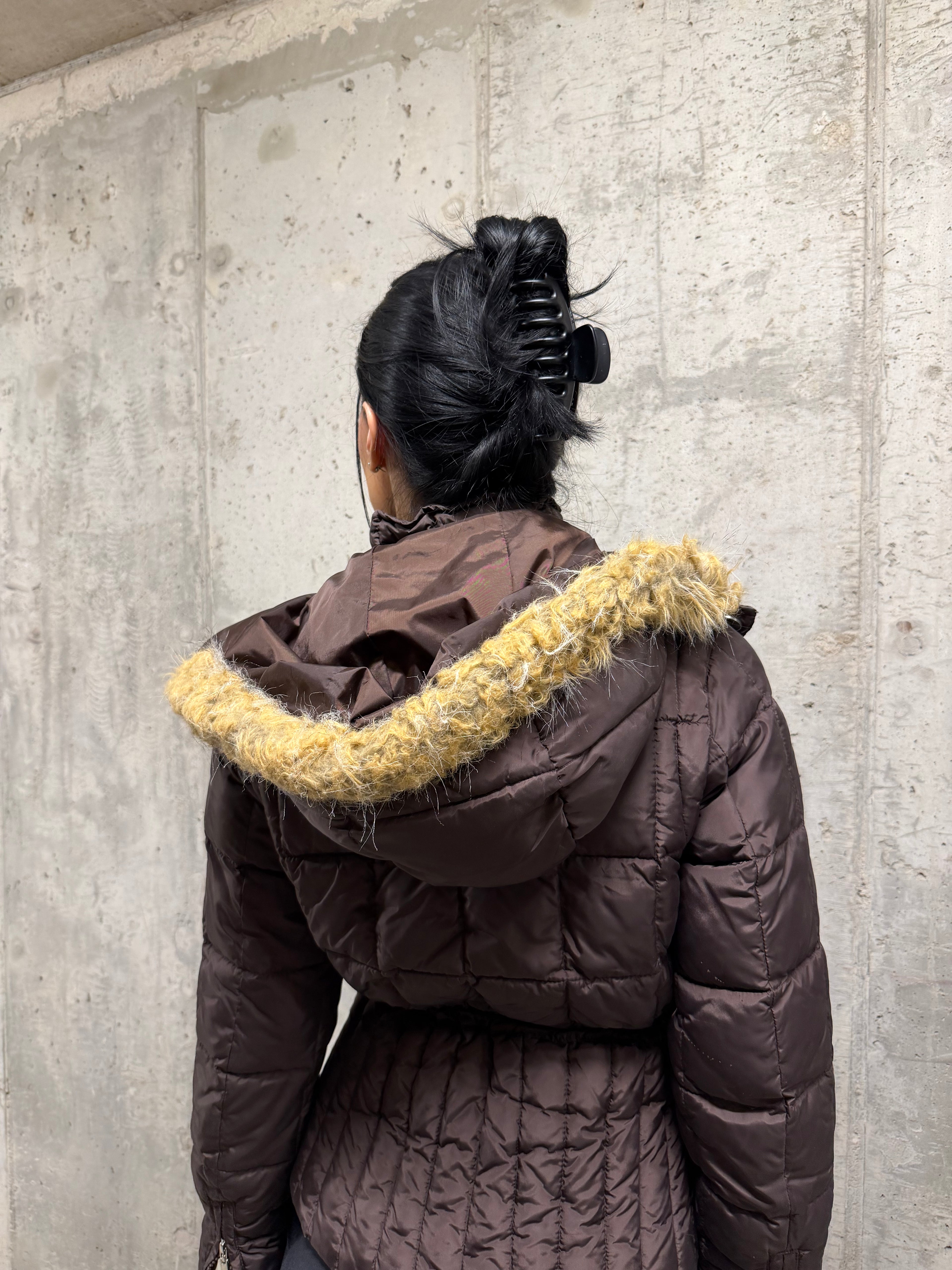 Campera marrón puffer